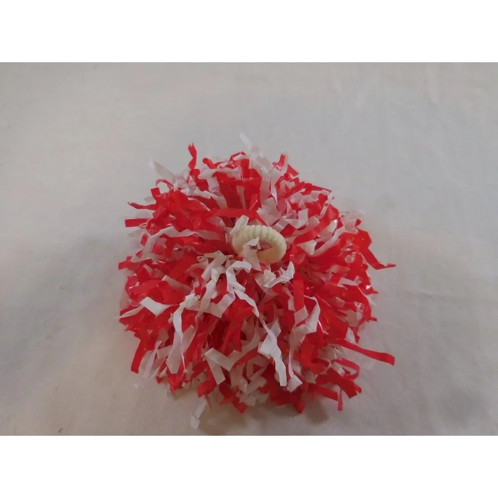 American Girl Doll Red & White Cheerleader Pom Pom for‎ 1996 Pleasant Co. Outfit